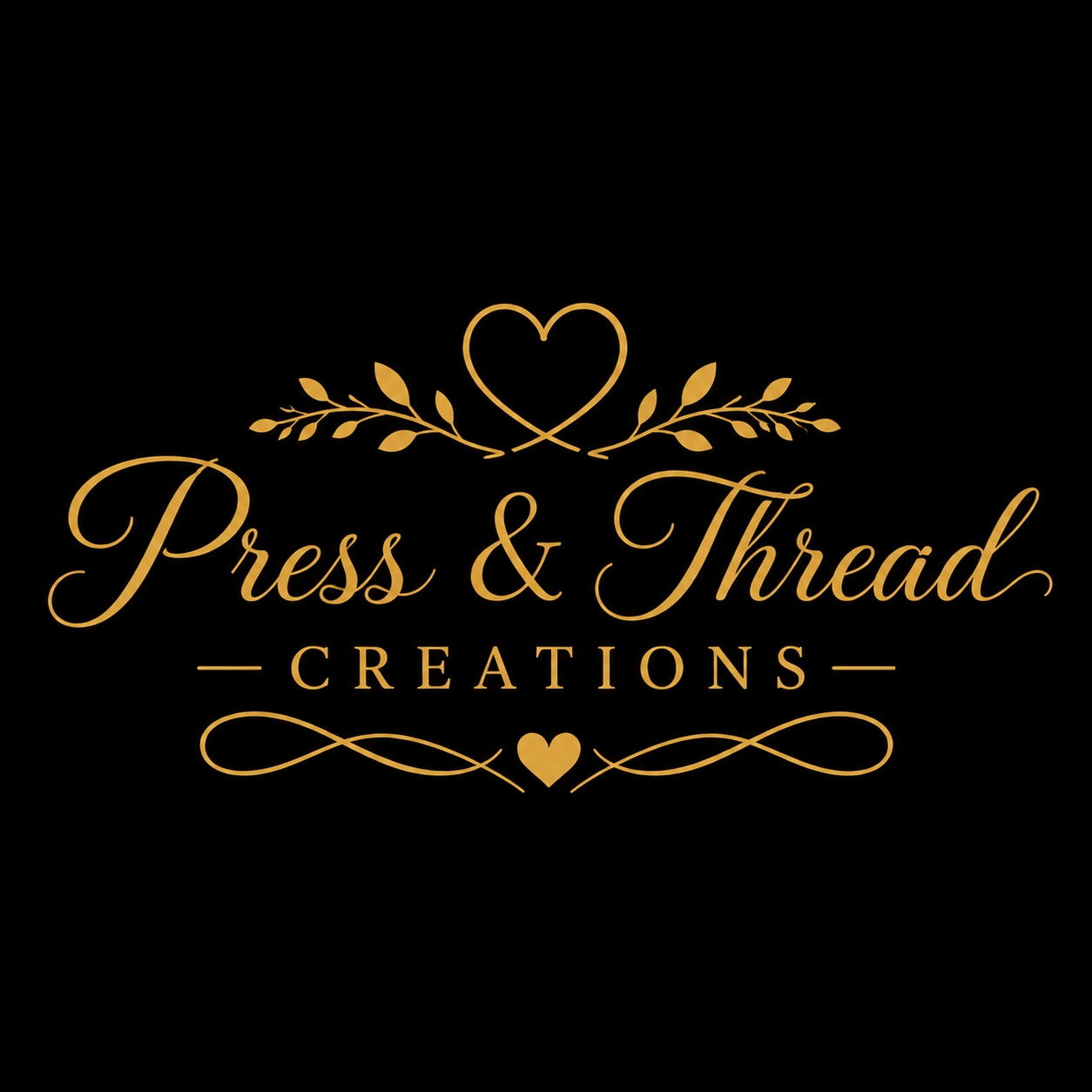Press & Thread Creations logo